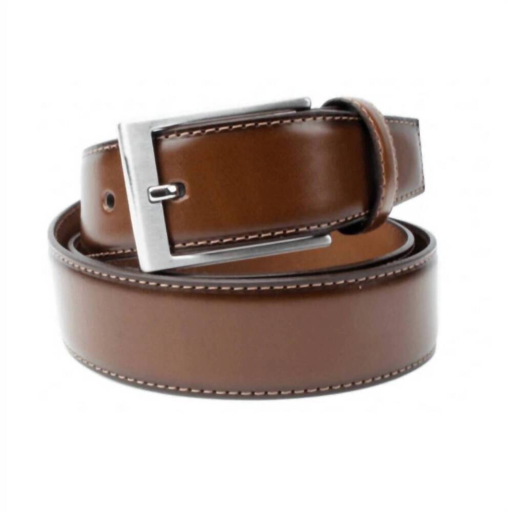 NEW DIBI dress split leather belt in light brown